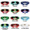 Caribbean flag headband | armband | leg garter
