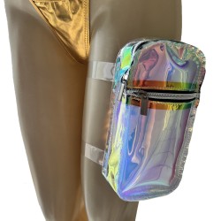 Holographic thigh bag