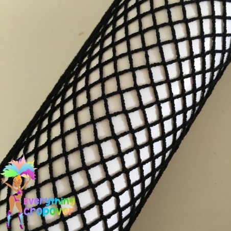 Fishnet stockings - black