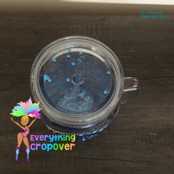 Bling cup - Blue and Gold